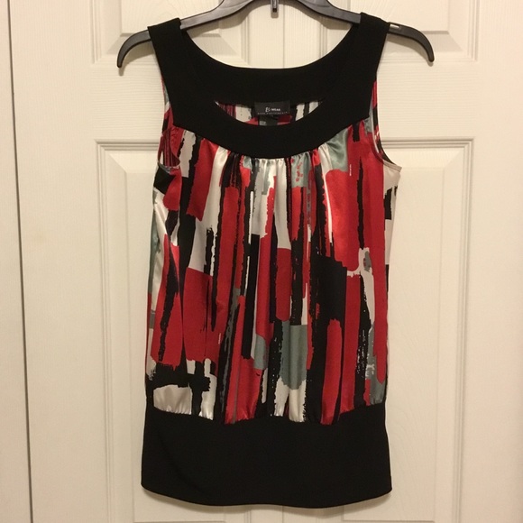 Byer California Tops - EUC Red & Black Dressy Tank